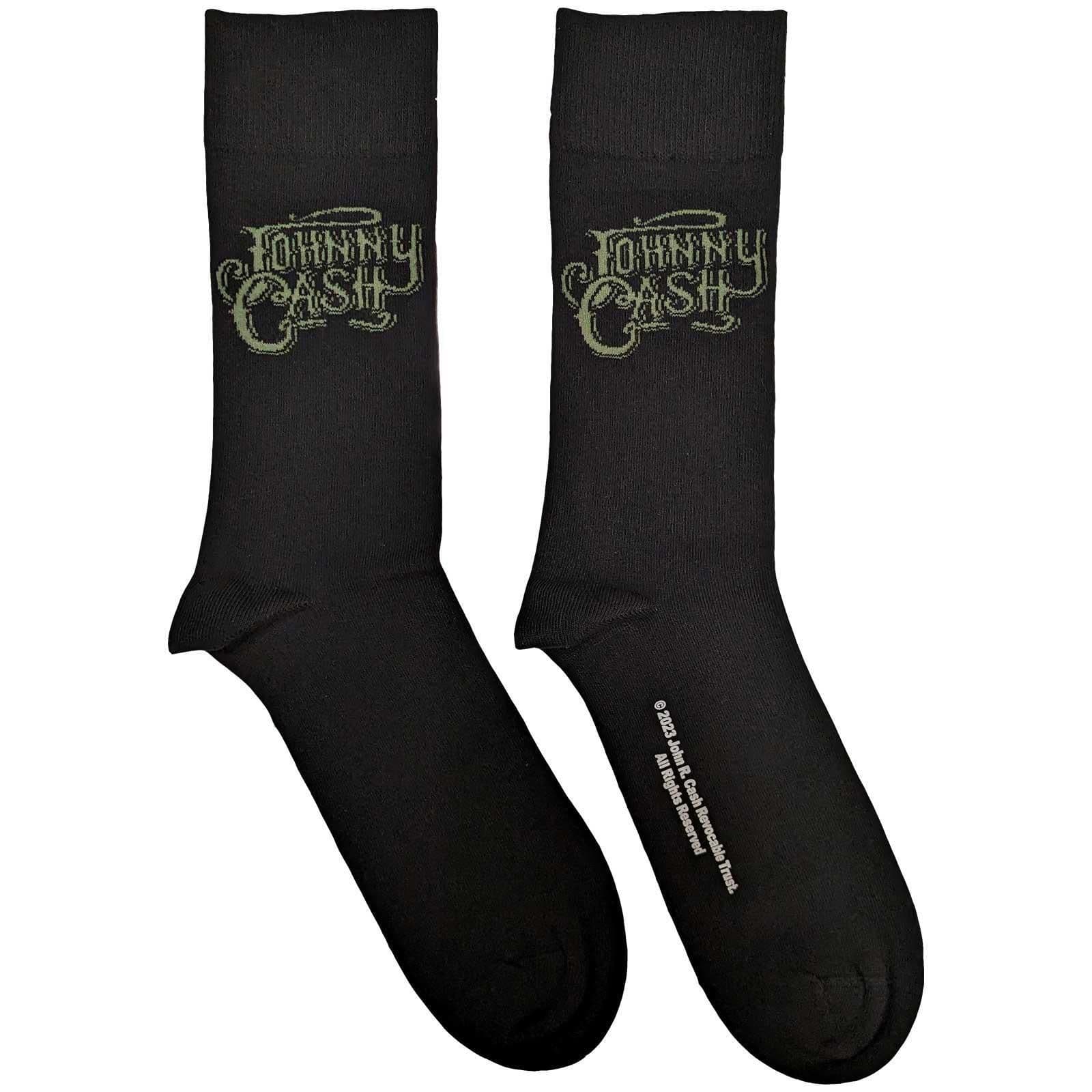 Text Logo Socks