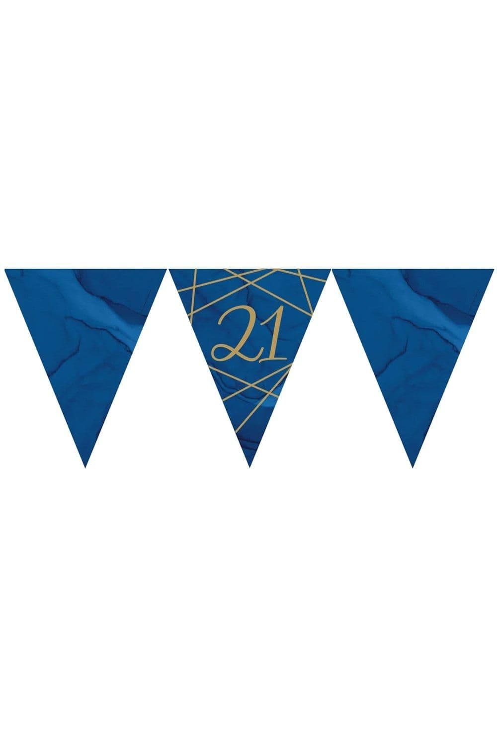 Paper Foil 21st Birthday Bunting