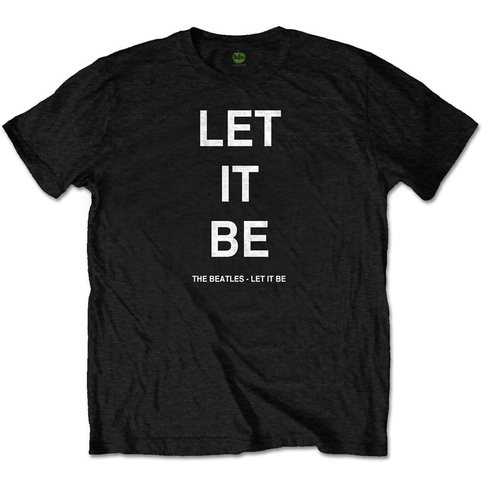 Let It Be Back Print T Shirt