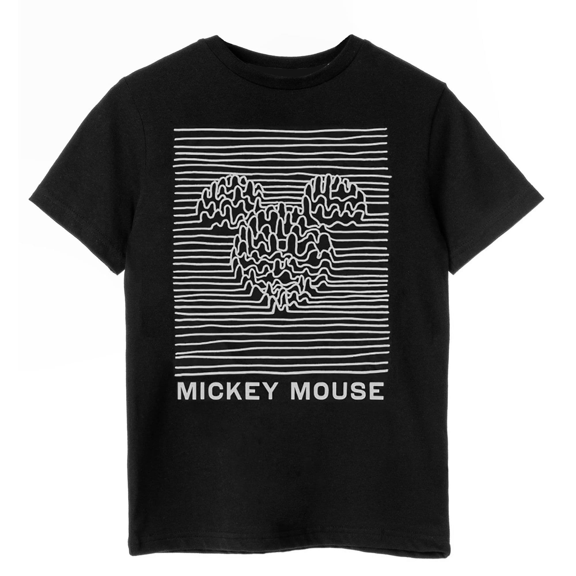 Unknown Pleasures Mickey Mouse Cotton T Shirt