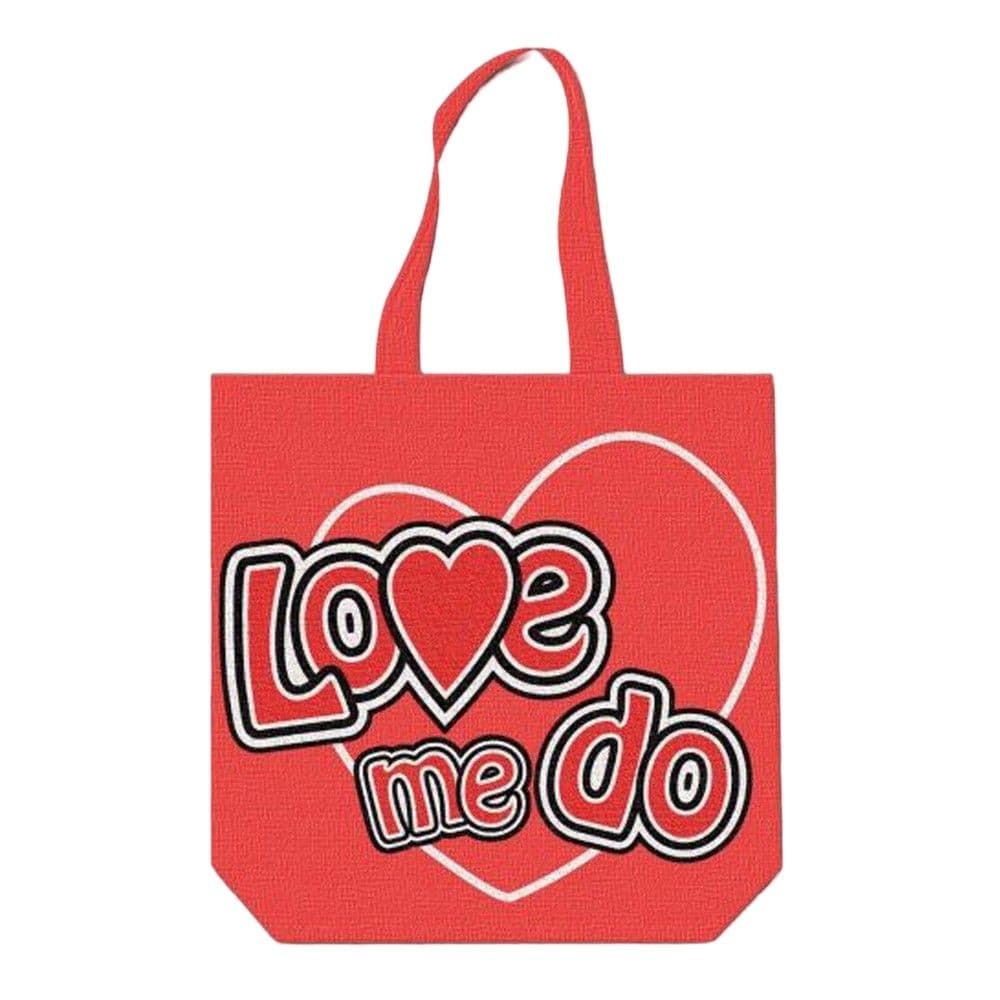 Love Me Do Cotton Tote Bag