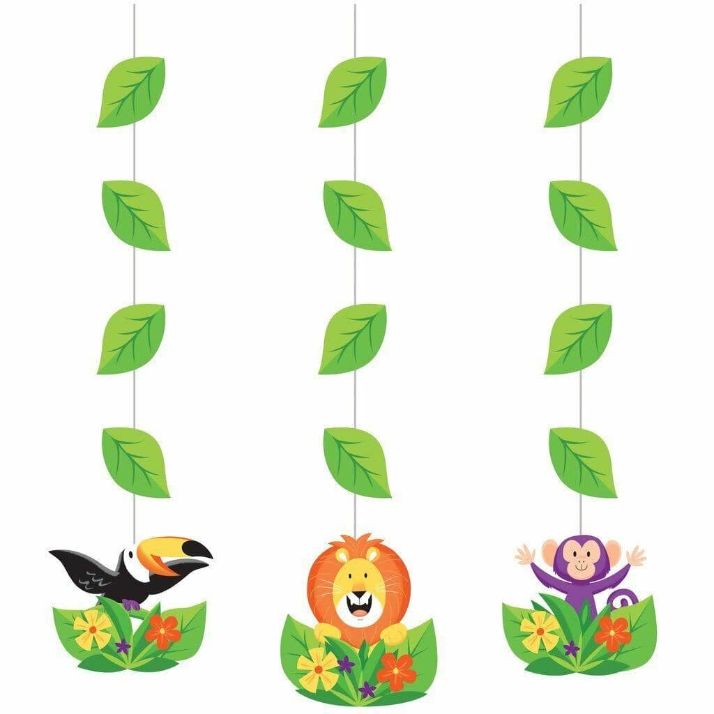 Jungle Safari Cut Out Hanging Decoration