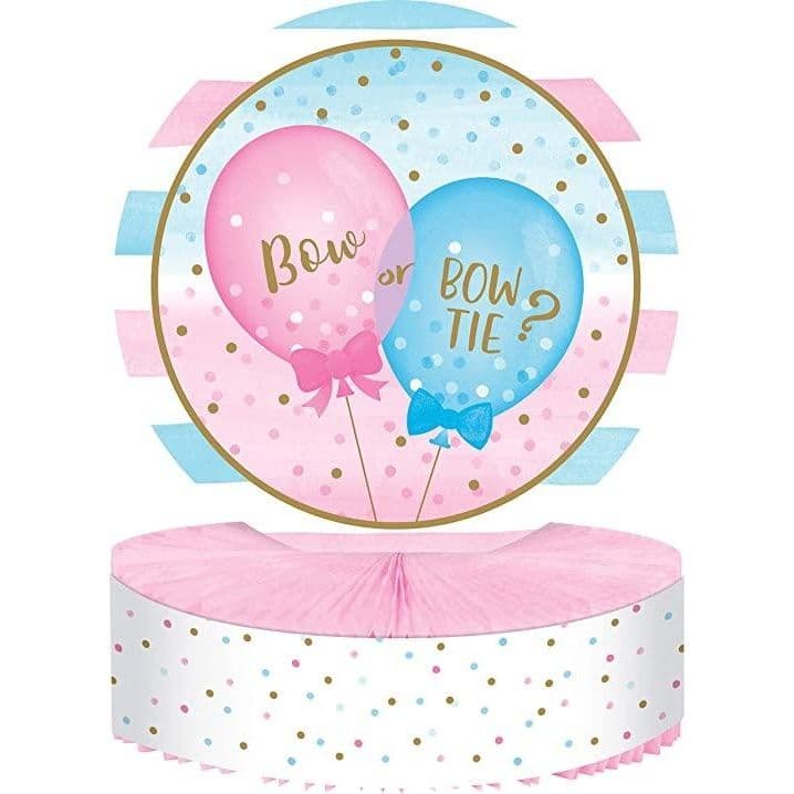 Honeycomb Balloons Gender Reveal Centrepiece