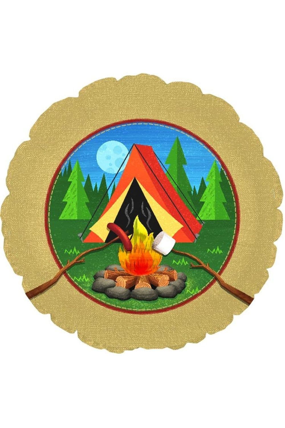 Camp Out Foil Balloon