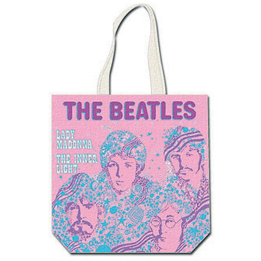 Madonna Back Print Cotton Tote Bag