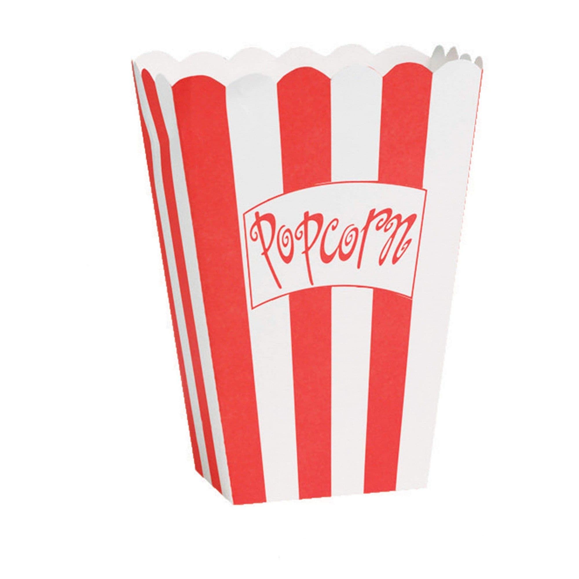 Paper Contrast Striped Popcorn Holder