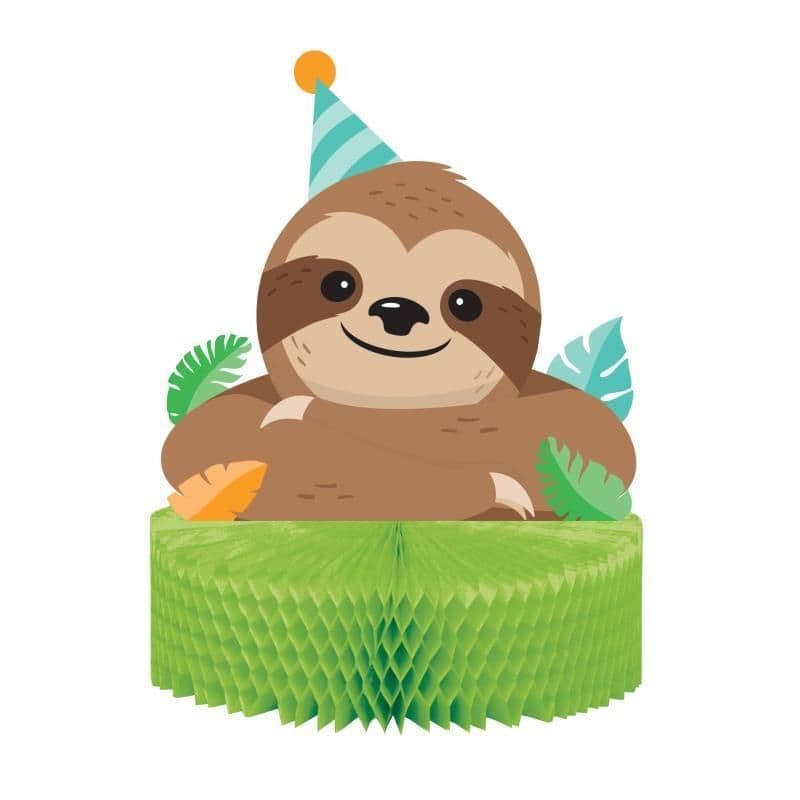 Happy Honeycomb Sloth Centrepiece
