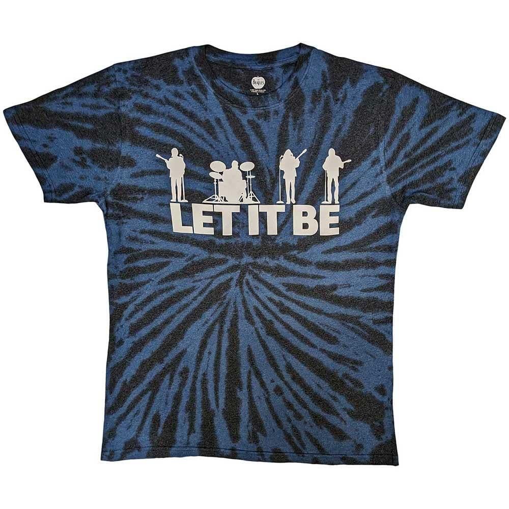 Let It Be Silhouette Tie Dye T Shirt