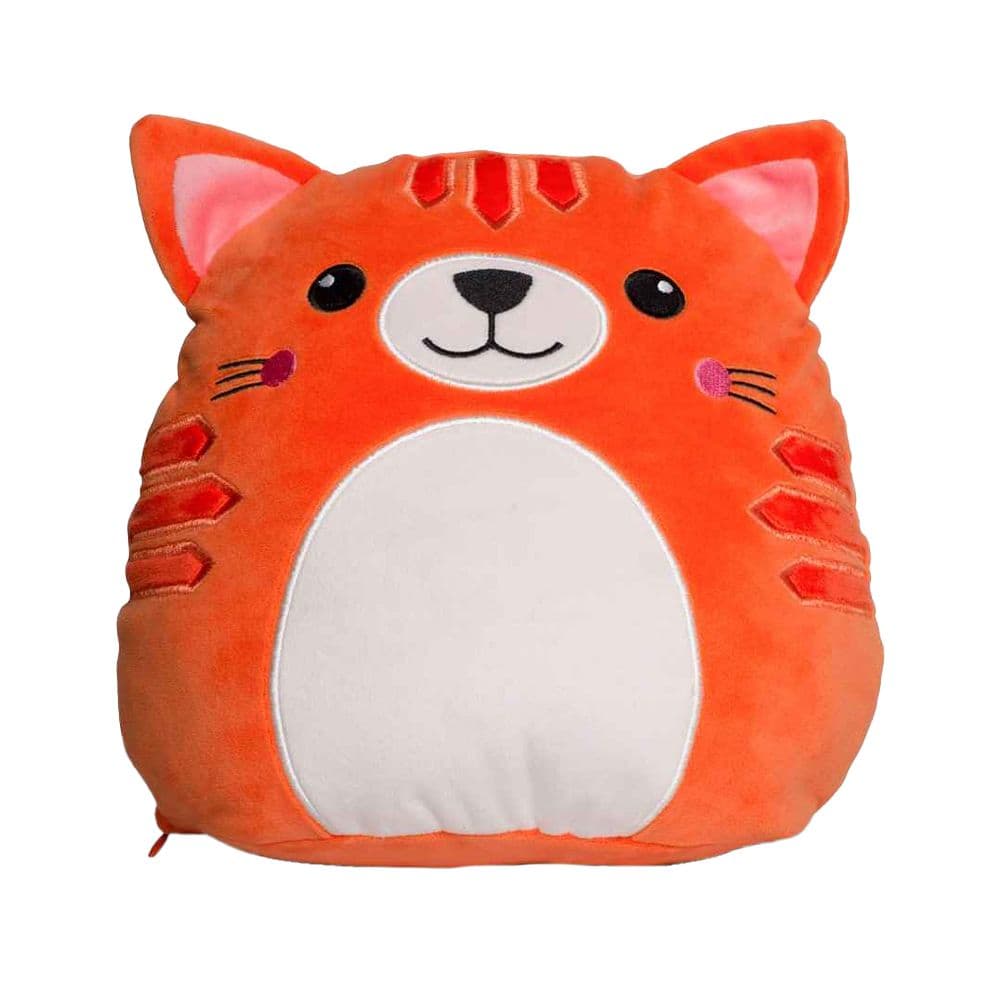 Squidgy Ginger Cat Plush Toy