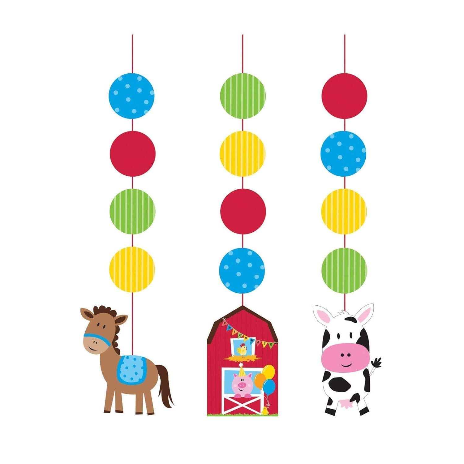 Farm Animals Hanging Decoration