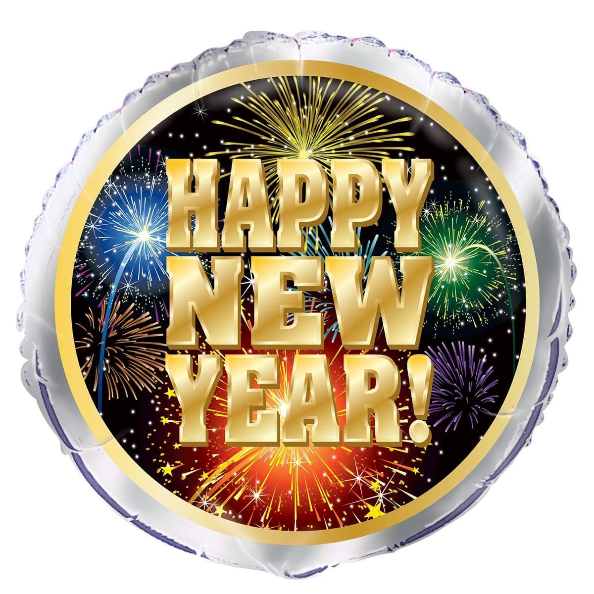 Happy Year Round Foil Balloon