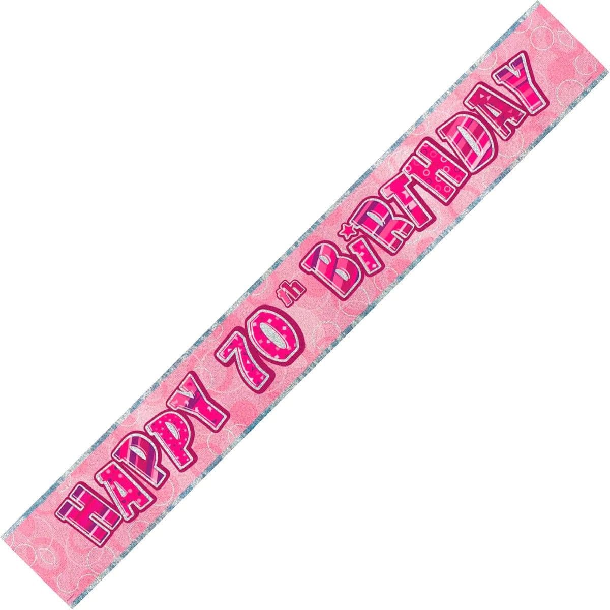 Foil Circle 70th Banner