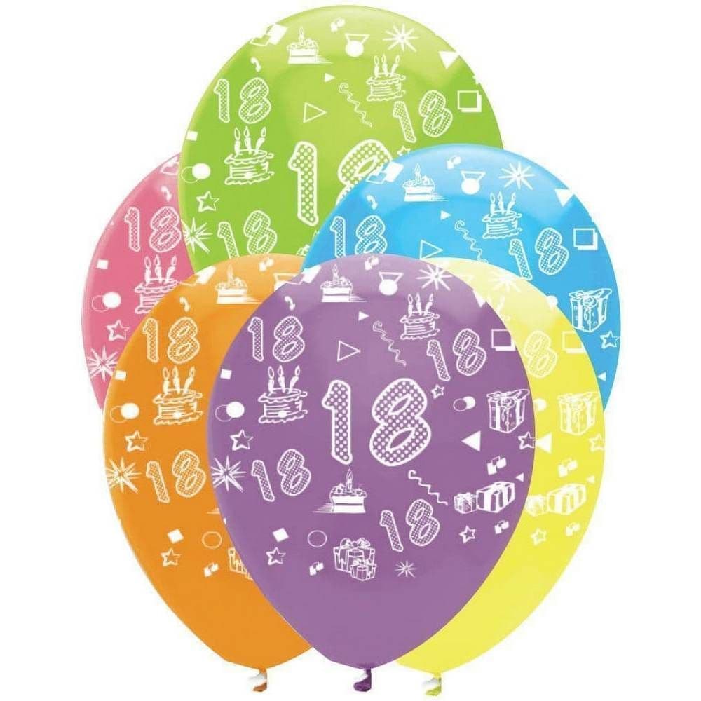 Latex 5th Birthday Balloons