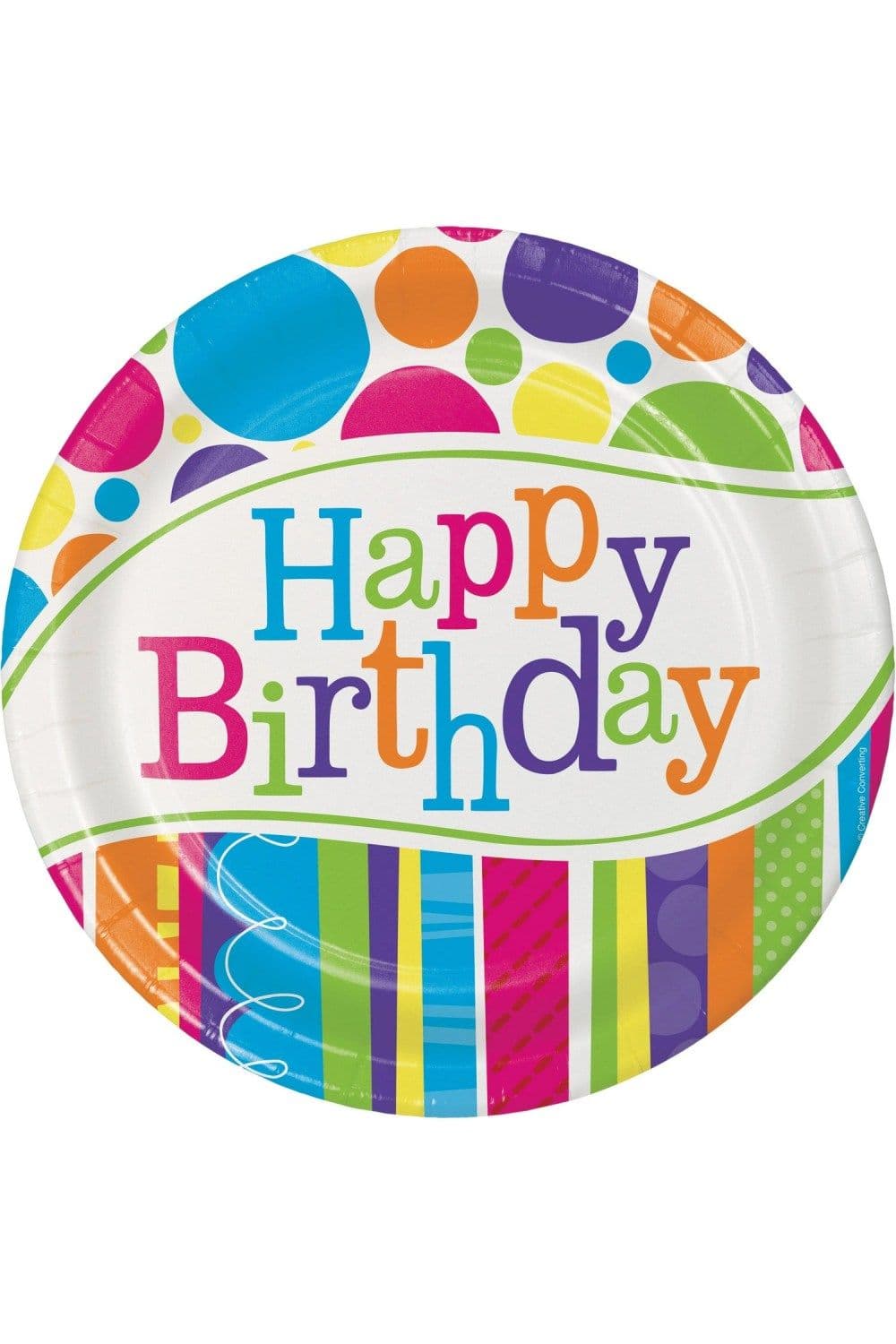 Bright & Bold Happy Birthday Plates