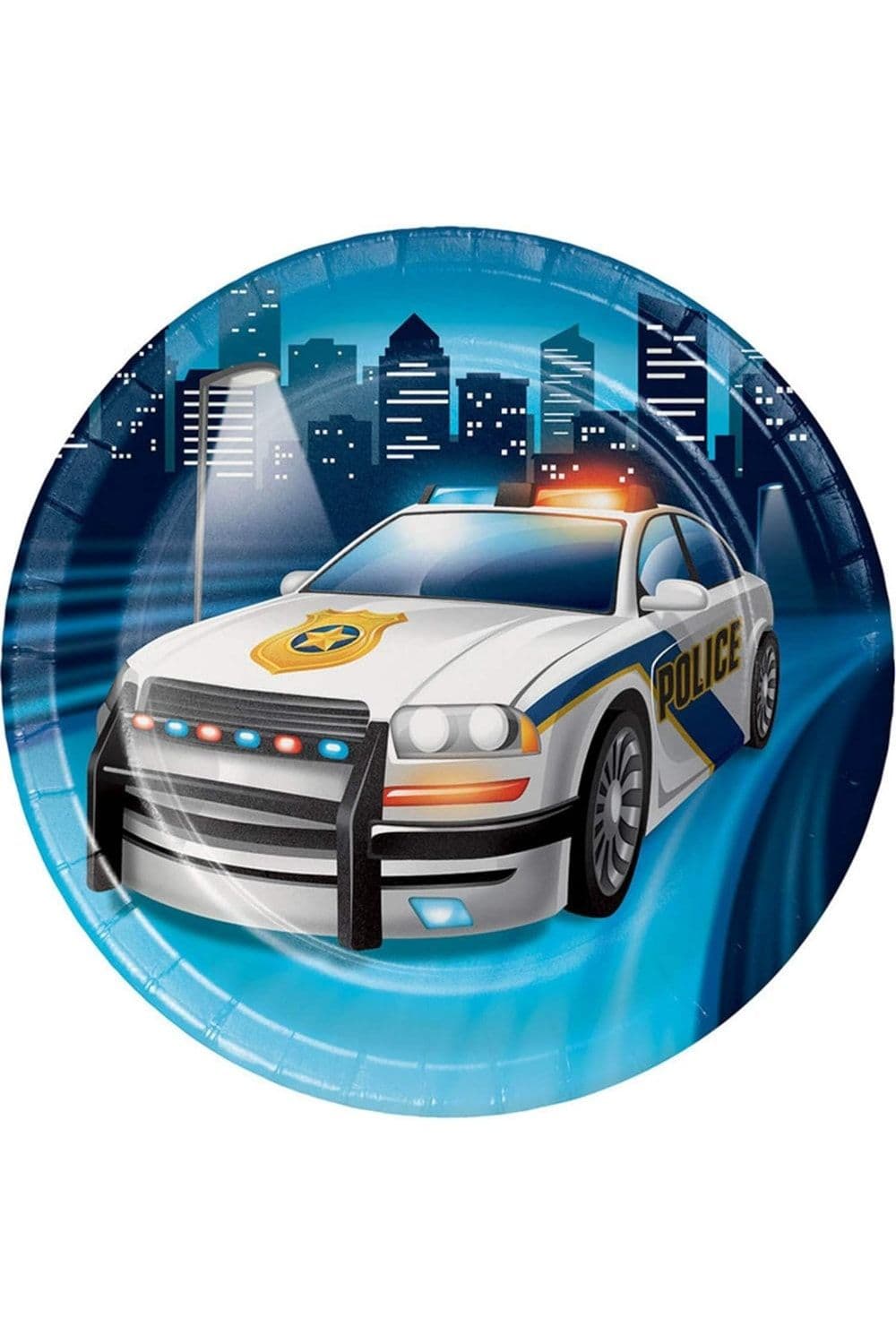 Paper Police Car Plates