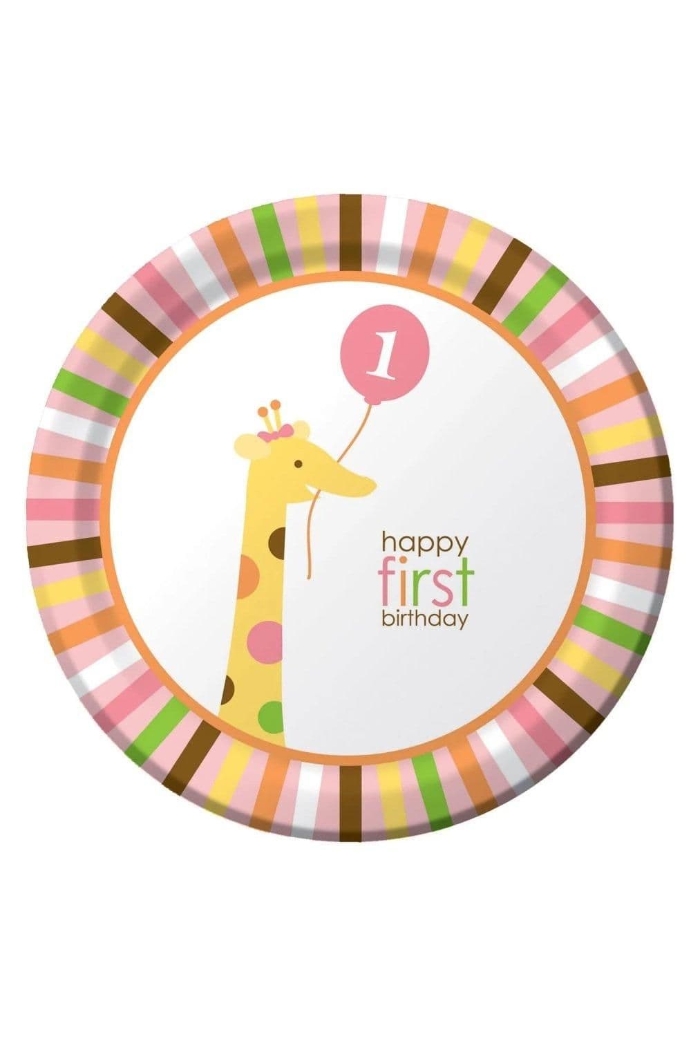 Sweet At One 1st Birthday Plates