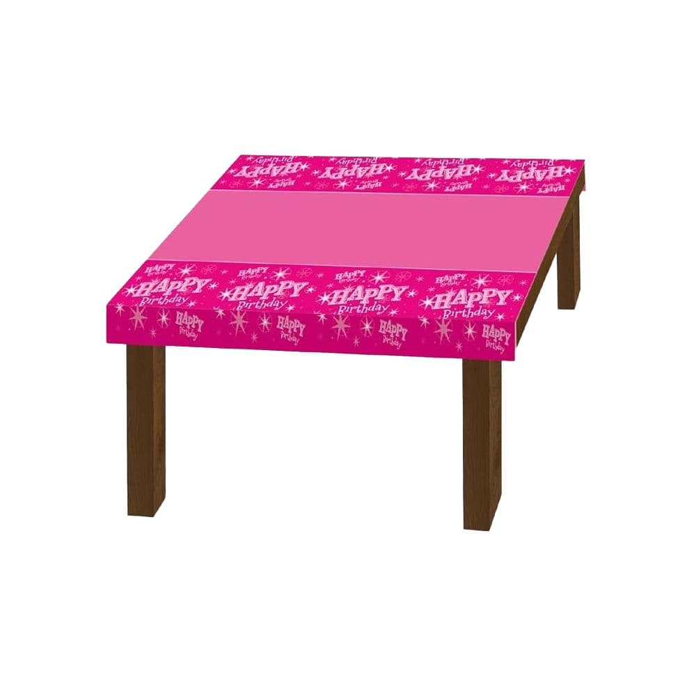 Sparkle Happy Birthday Party Table Cover