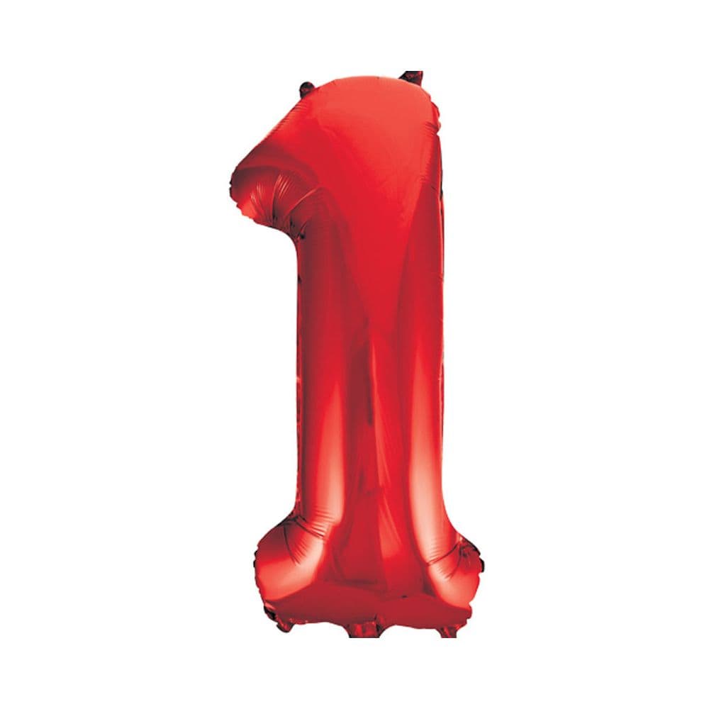 1 Glitz Number Balloon