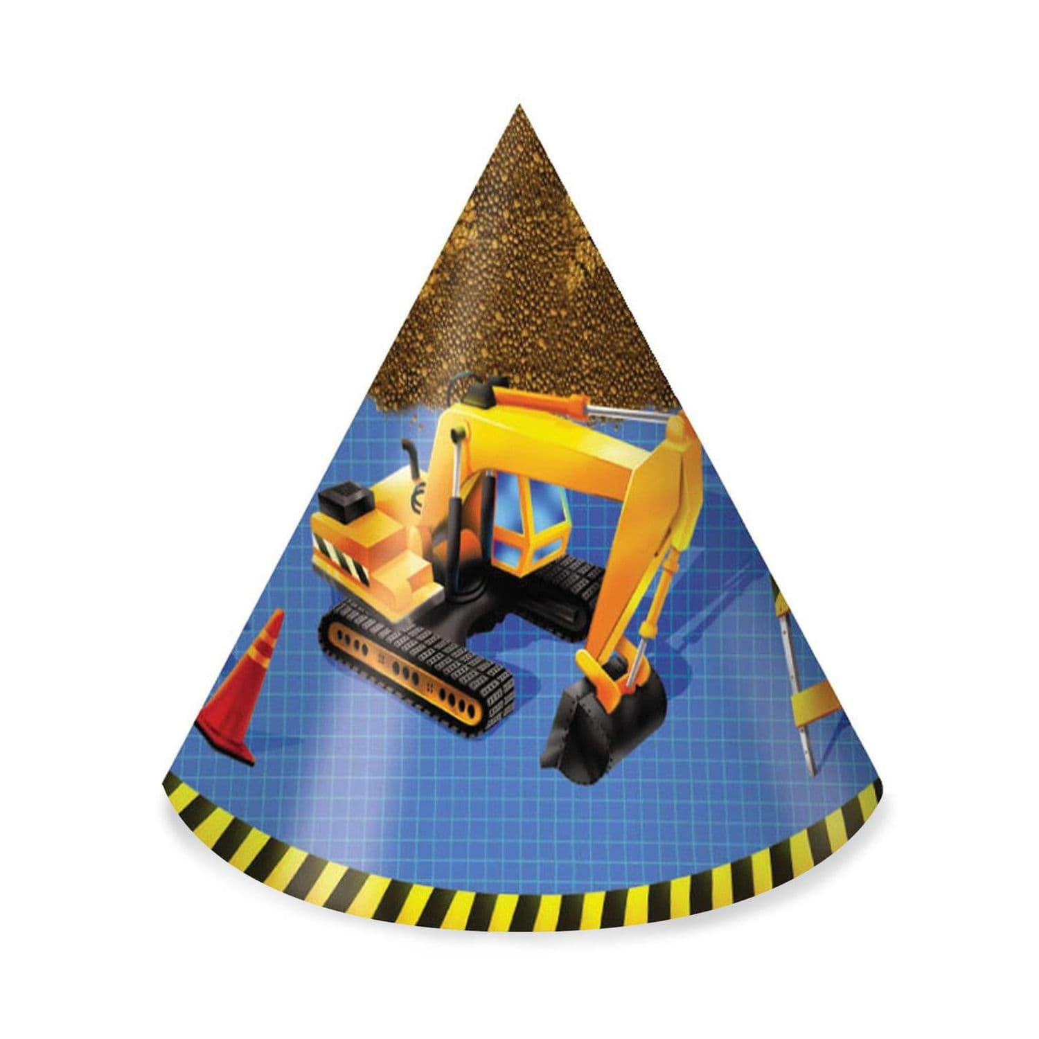 Dump Tractor Birthday Hats