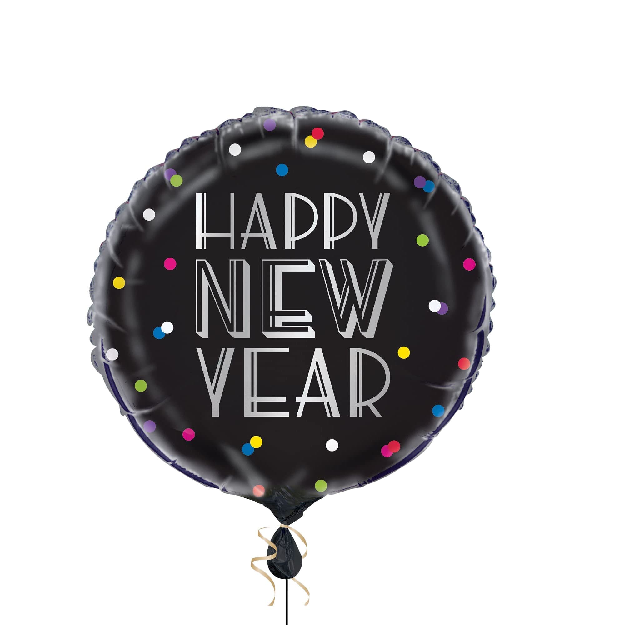 Dotted Year Foil Balloon