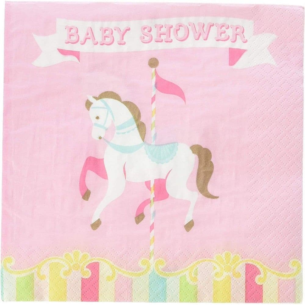 Carousel Shower Disposable Napkins