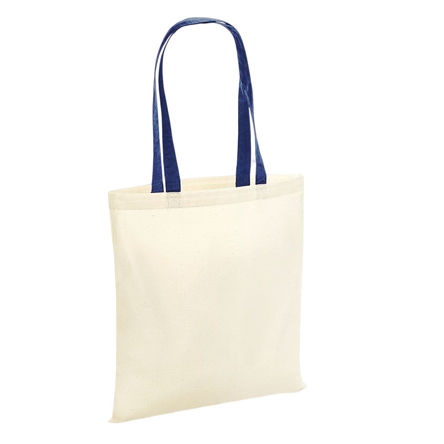 Contrast Handle Tote Bag