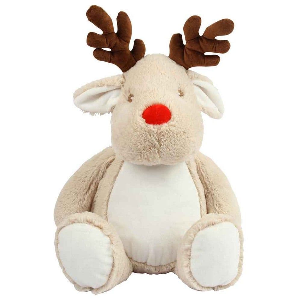 Zipped Reindeer Plush Toy