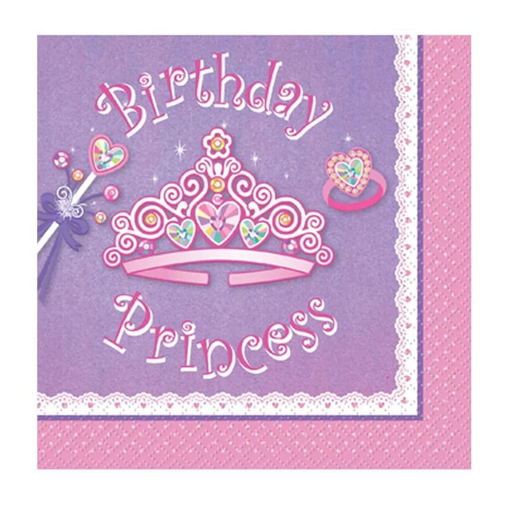 Princess Birthday Disposable Napkins