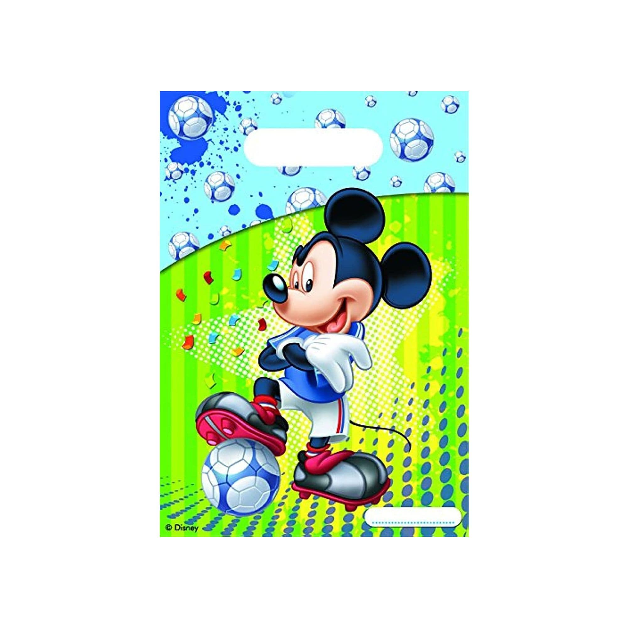 Football Mickey Mouse Party Bags