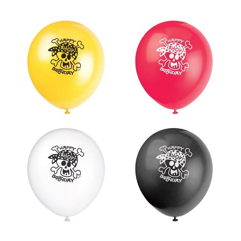 Latex Pirate Birthday Balloons