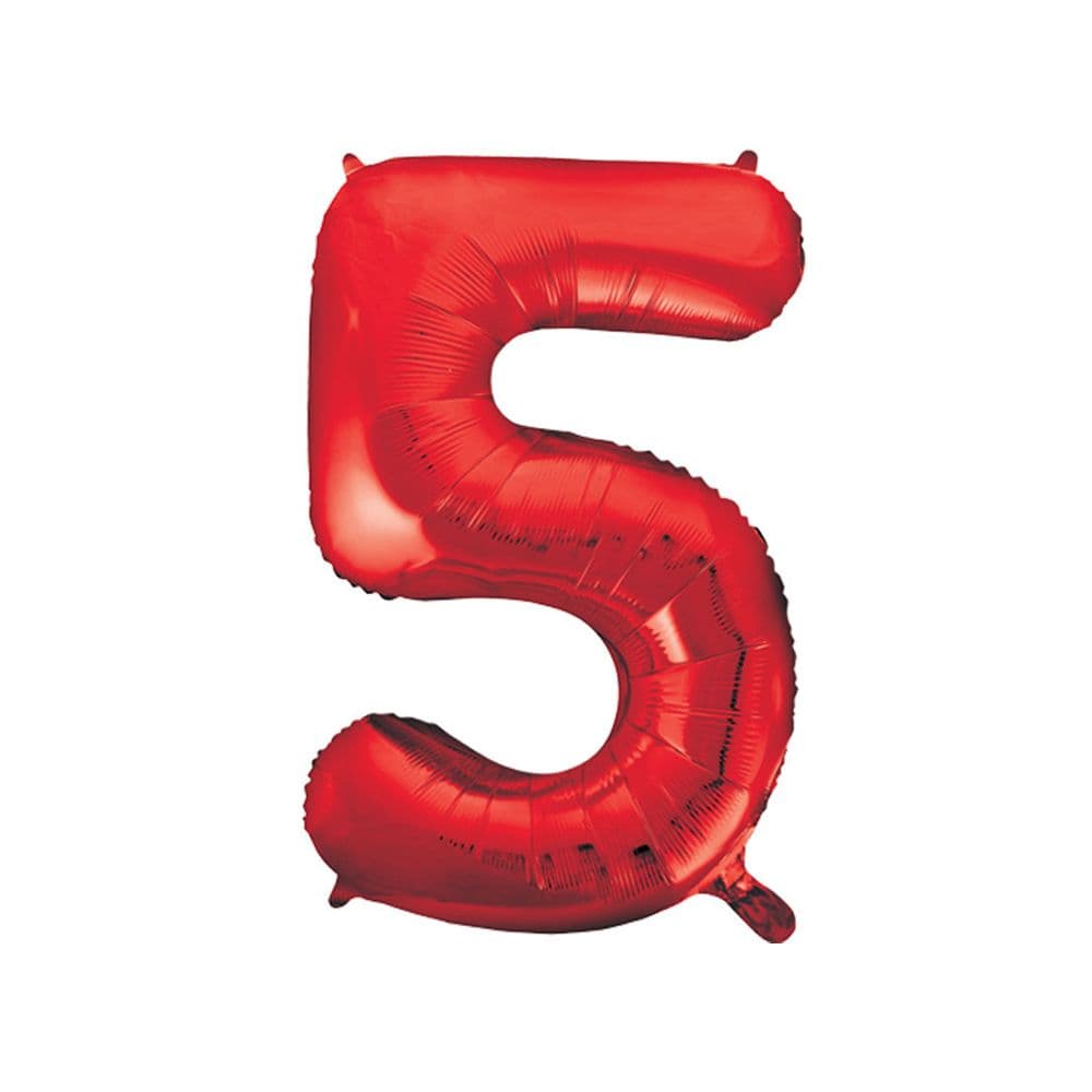 5 Glitz Number Balloon