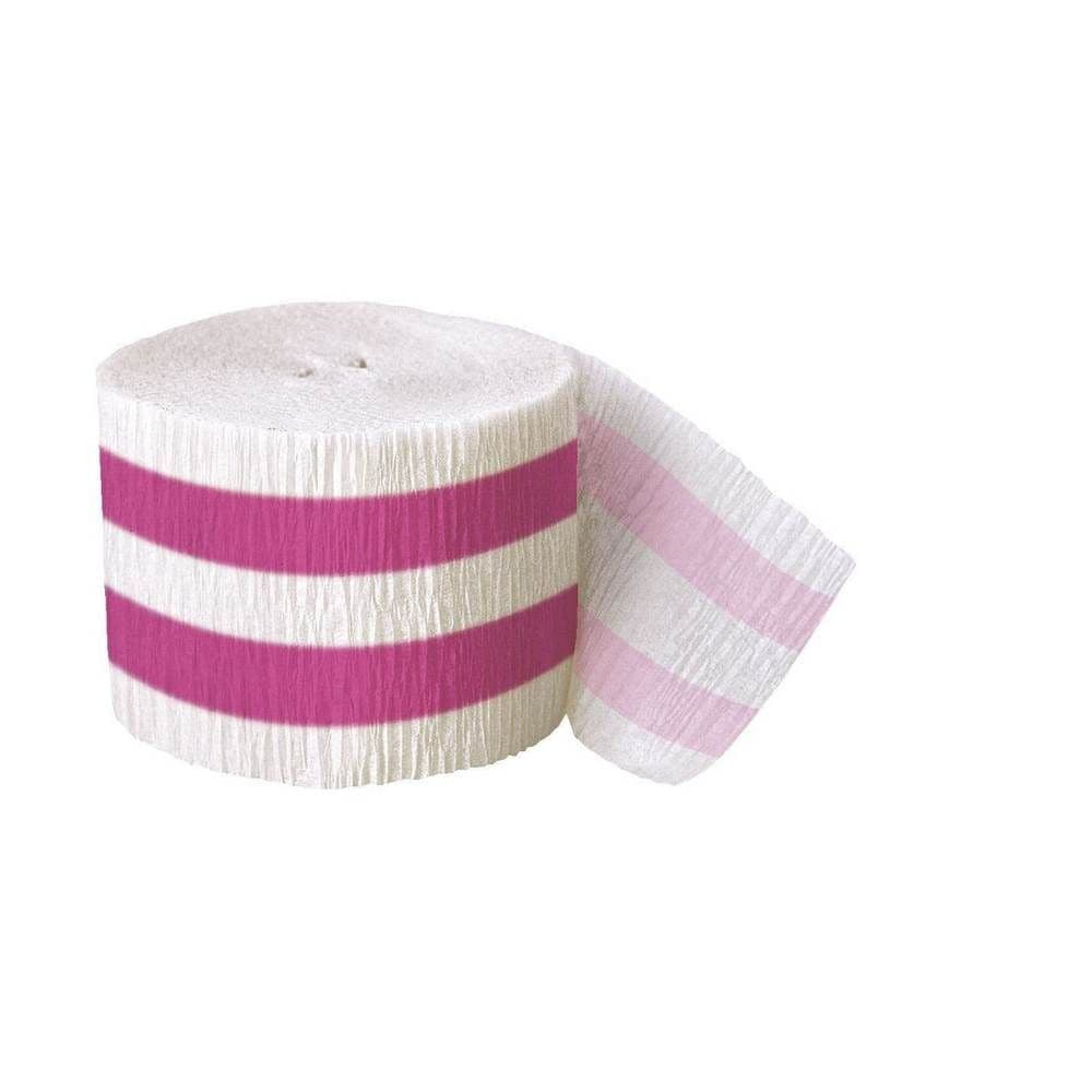 Crepe Paper Striped Streamers