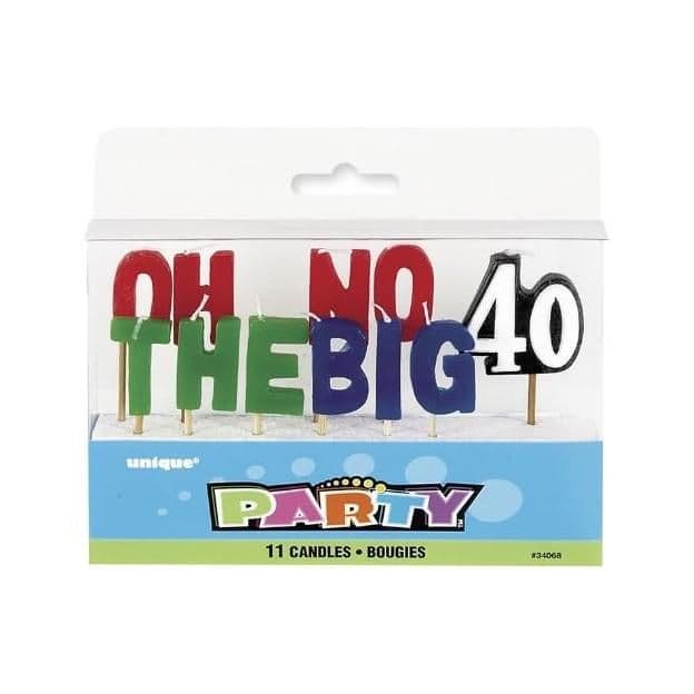 Oh No Big 40 Pick Candles