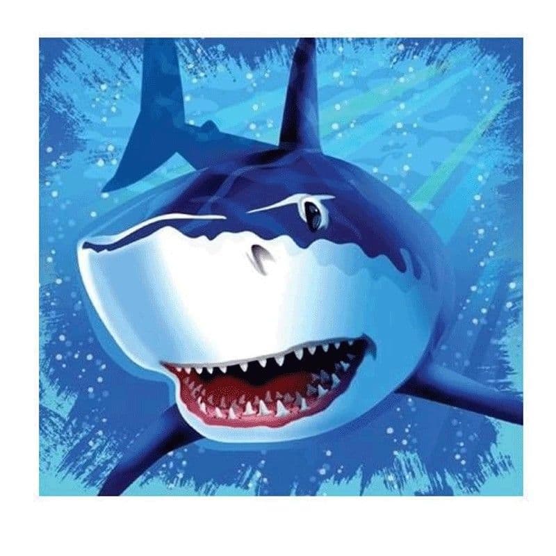 Paper Shark Luau Beach Disposable Napkins