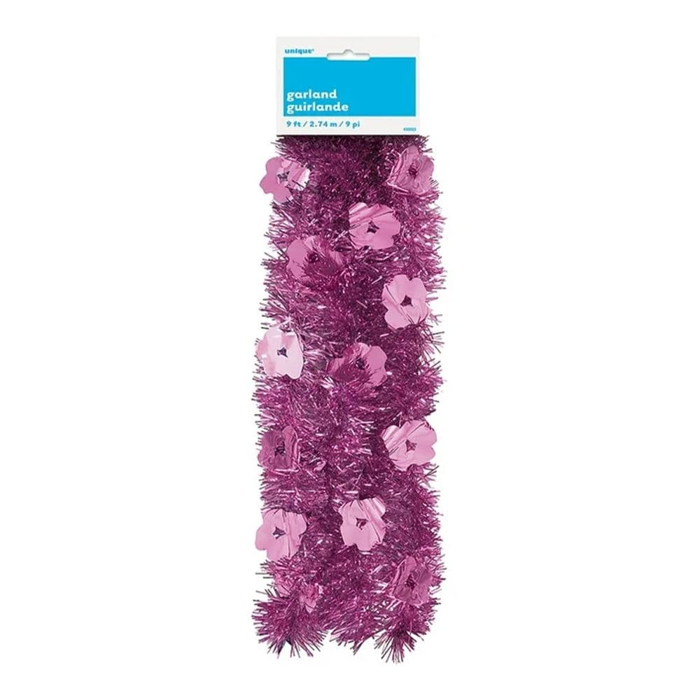 Tinsel Luau Beach Garland