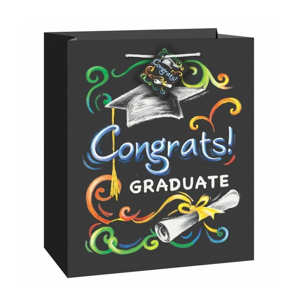 Congrats Graduate Chalk Board Gift Bag