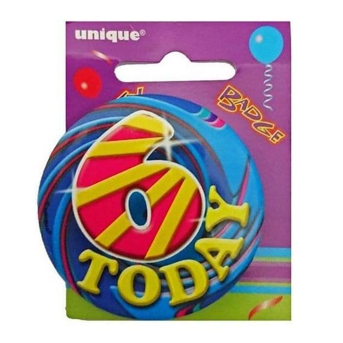 Today Swirl 6th Birthday Badge