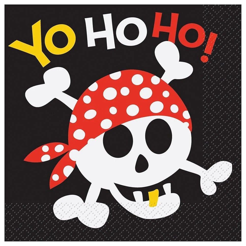 Yo Ho Ho Pirate Disposable Napkins