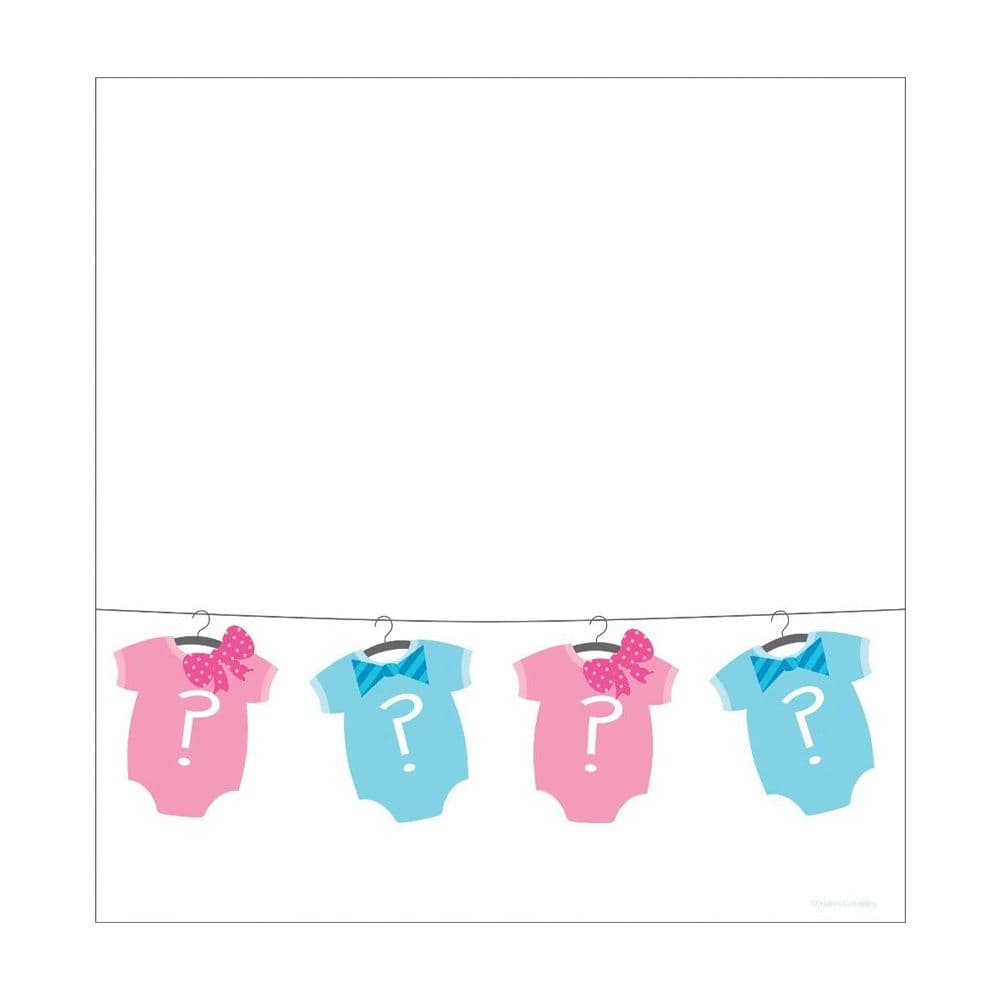 Bow or Bowtie Gender Reveal Table Cover
