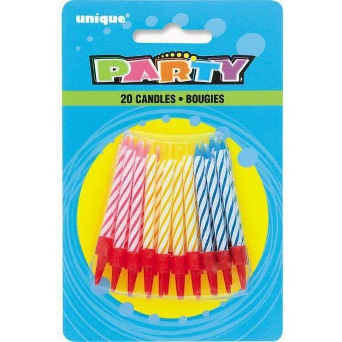 Spiral Birthday Candles