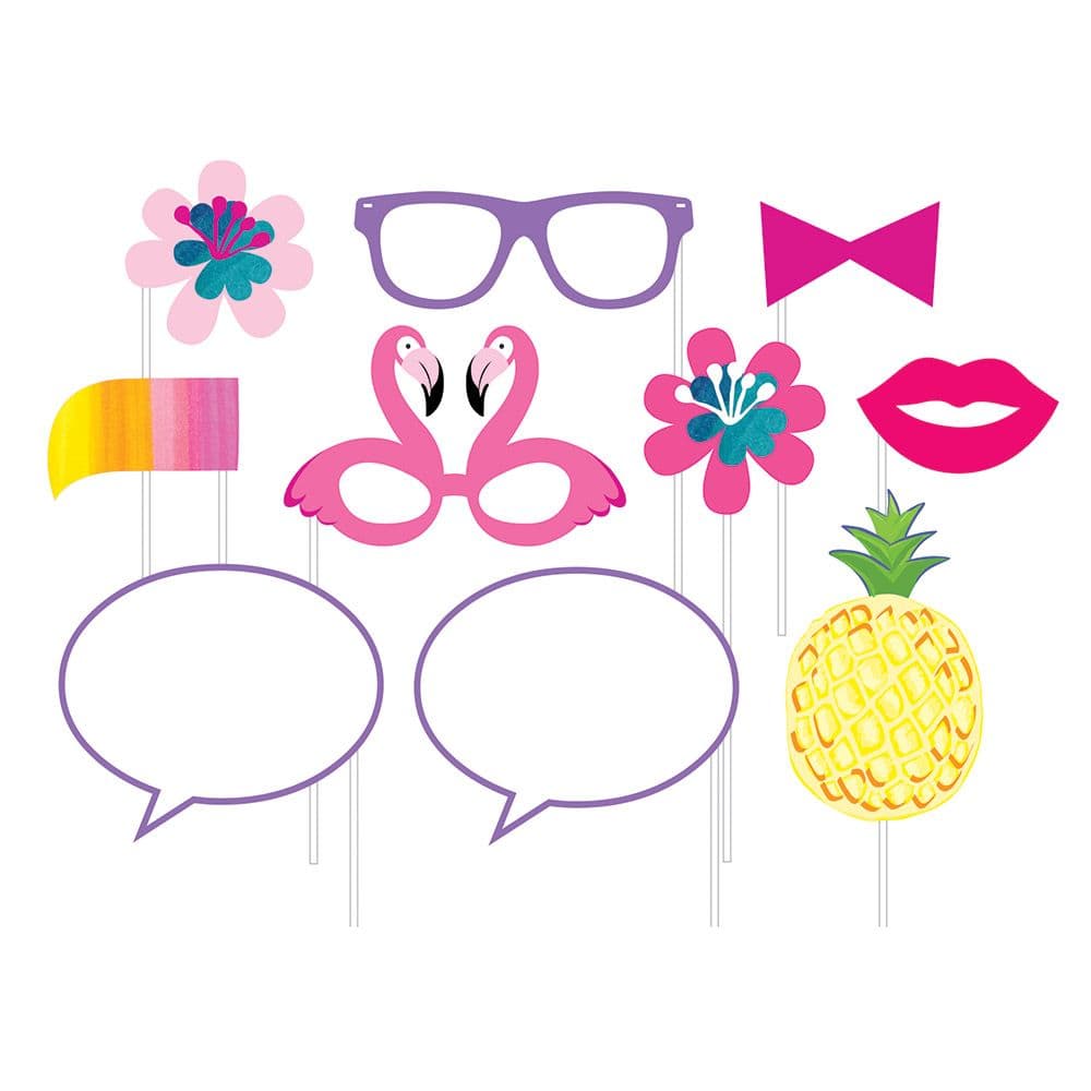 Paper Pineapple & Flamingo Decoration
