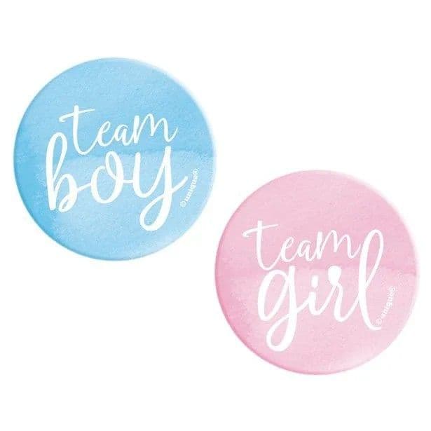 Team Or Gender Reveal Badge