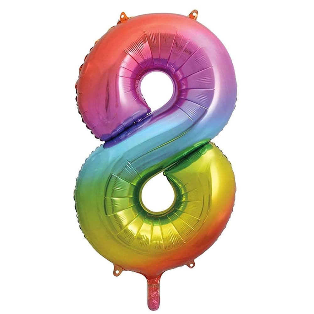 8 Number Foil Balloon