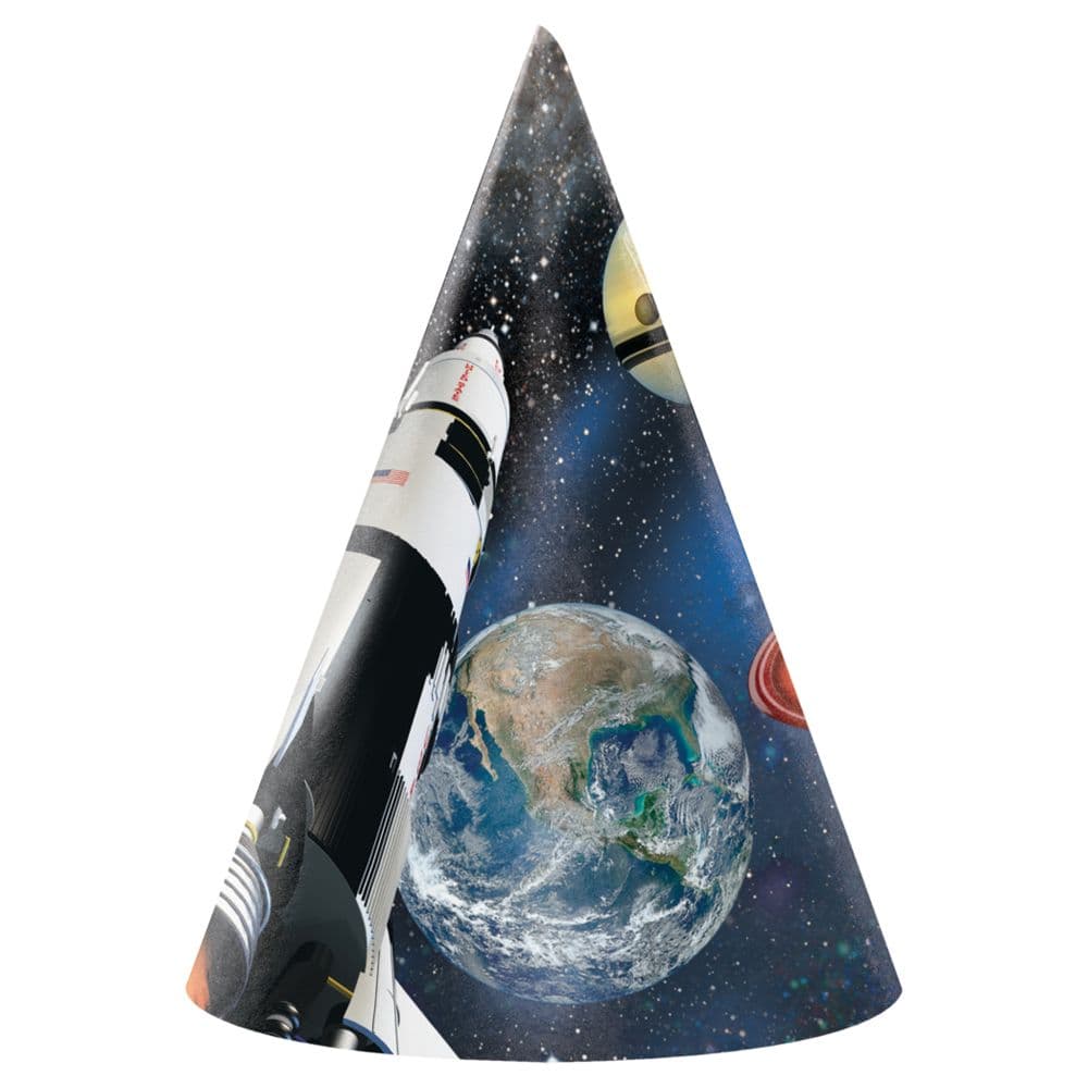 Space Blast Paper Hats