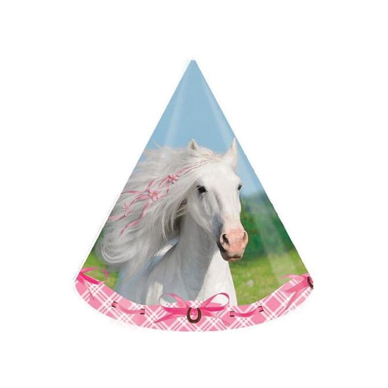 Heart My Horse Cone Birthday Hats