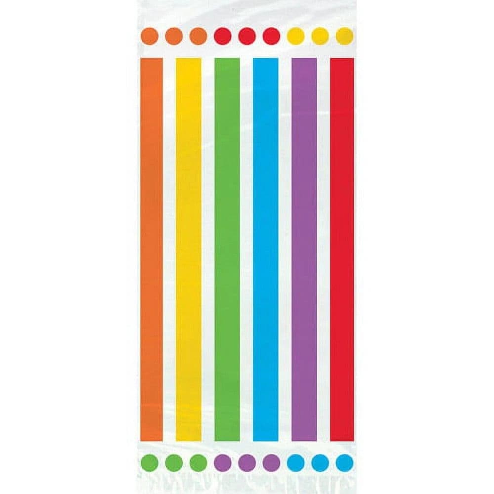 Striped Cellophane Gift Bag
