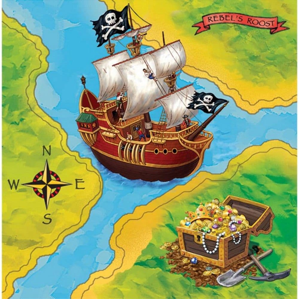 Buried Treasure 3 Ply Disposable Napkins
