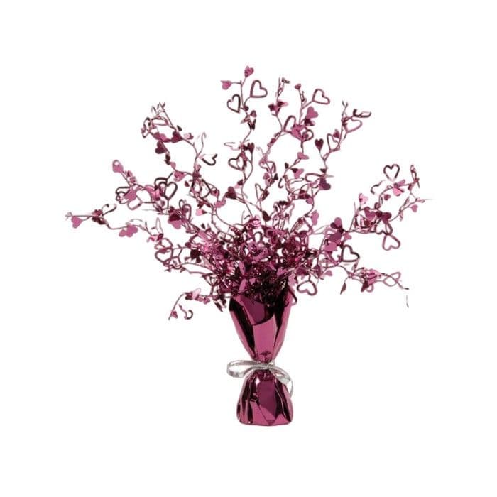 Foil Heart Centrepiece