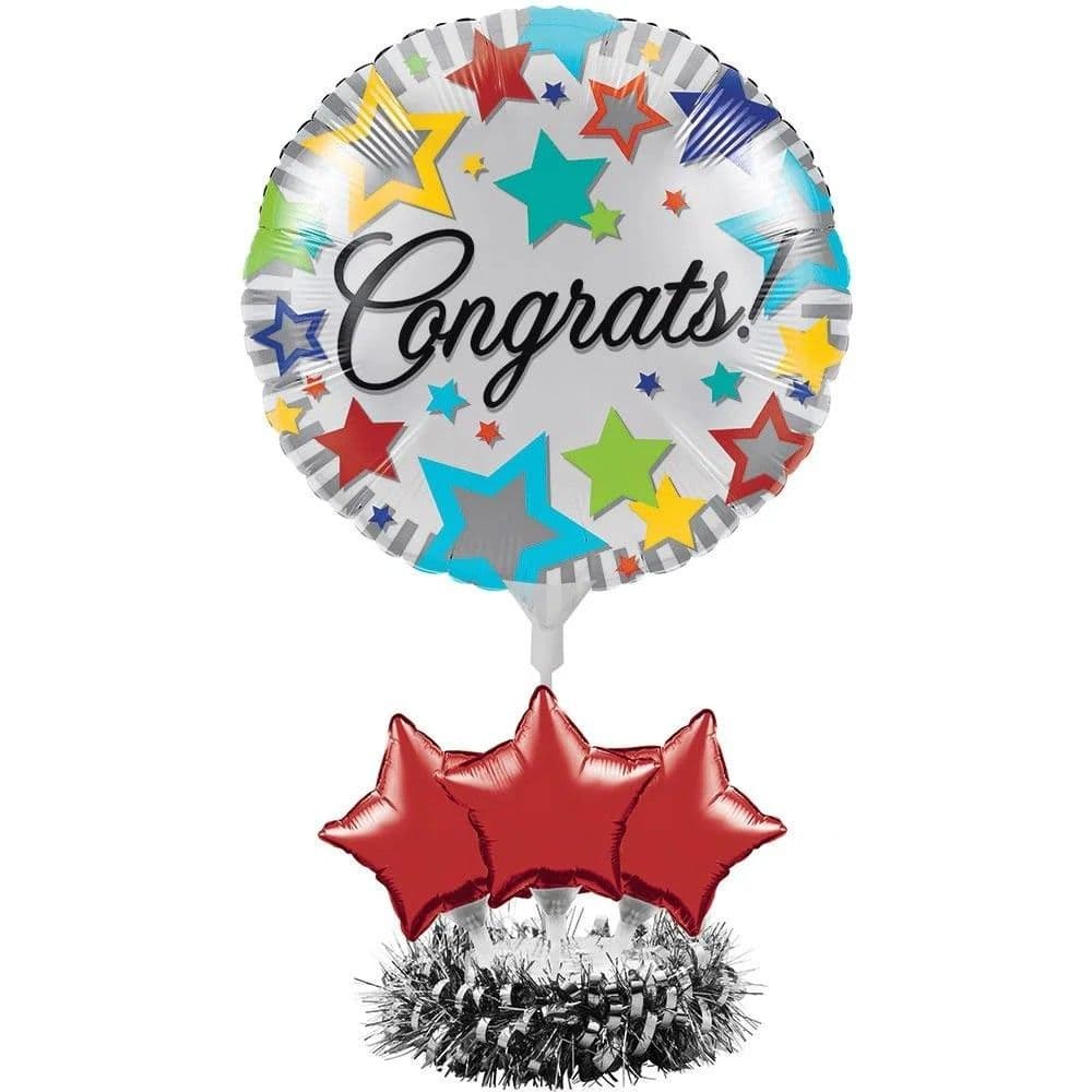 Congrats Balloon Weight Centrepiece Set