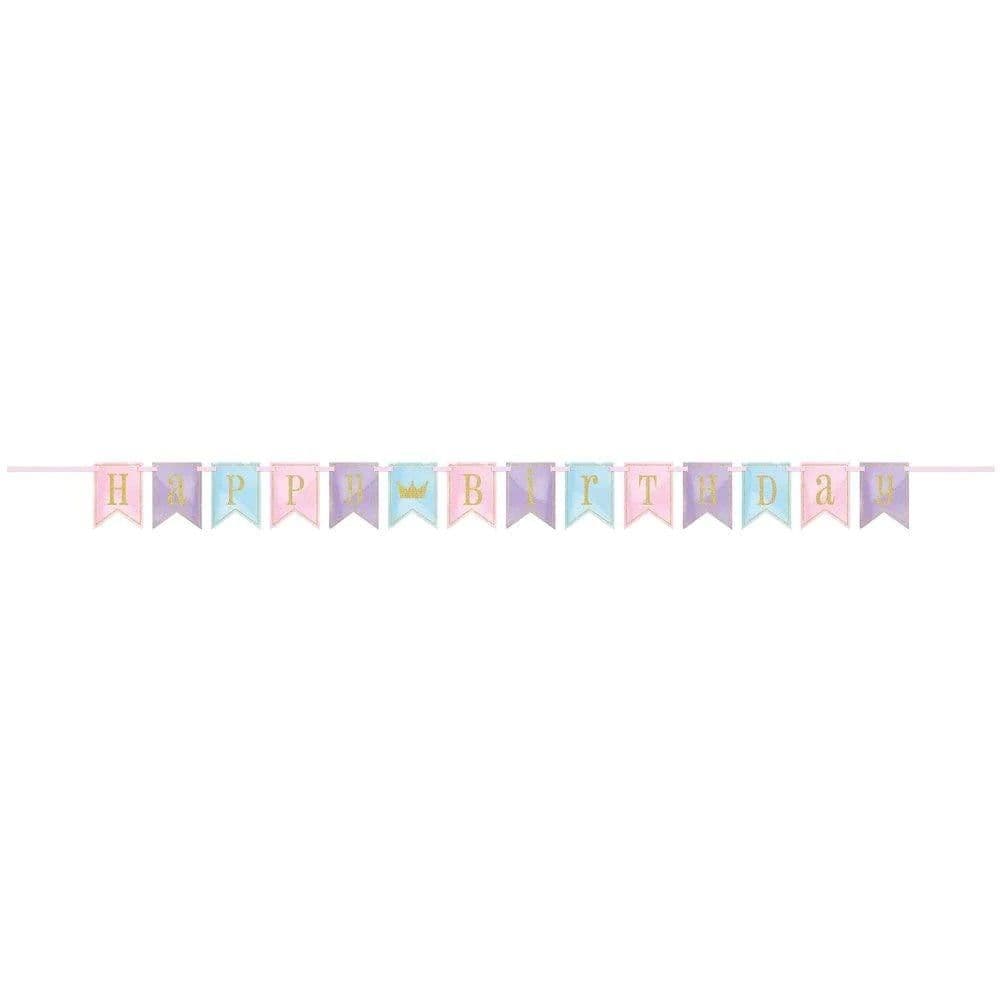 Glitter Pennant Birthday Banner